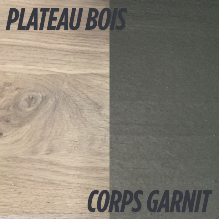 Meuble d'appui 2 portes 1 tiroir 1 niche ALVA