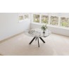 Table de séjour PALOMA ronde 97/160 CM