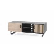 meuble TV CLAIRE ( 2 portes - 2 niches )