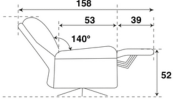 complice fauteuil relax electrique bi-moteurs 