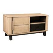garden : Meuble TV Hifi 120cm - 1 porte - 1 tiroir - 1 niche