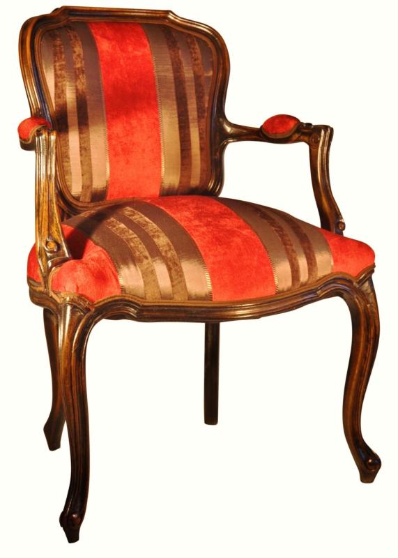 Fauteuil Edouard CHARLES PAGET Laque Noir Royal Tissu Scala