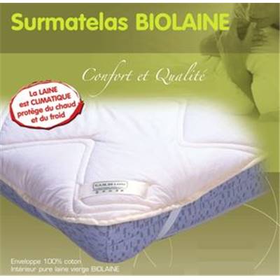 Surmatelas BIOLAINE