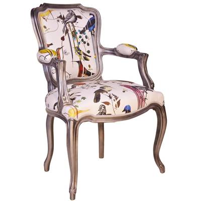 Fauteuil Edouard CHARLES PAGET Lacroix Laque Birds 