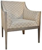 Fauteuil Guillaume CHARLES PAGET Laque Metal Duo Clair 