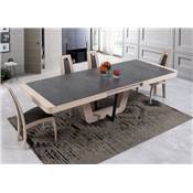 Table pied central 200