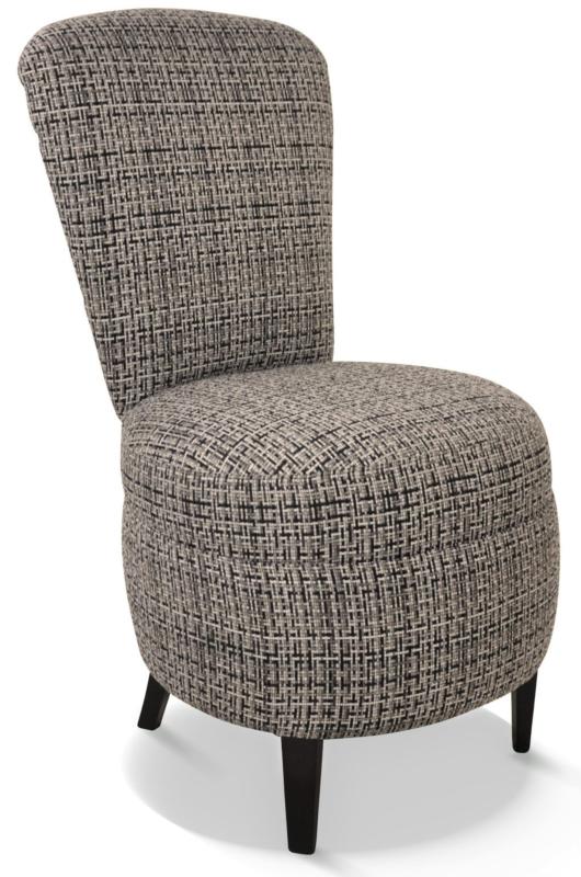 Fauteuil Maud Charles Paget Laque Noir Tissu Qvradat Noir 