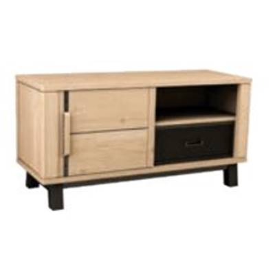 garden : Meuble TV Hifi 120cm - 1 porte - 1 tiroir - 1 niche