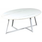 table basse en Cramique Blanc  1403BM ASCOT