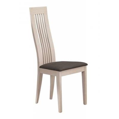 malaga: Chaise en chêne - barreaux verticaux