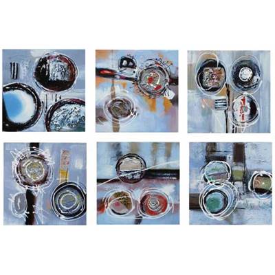 Set de 6 peintures