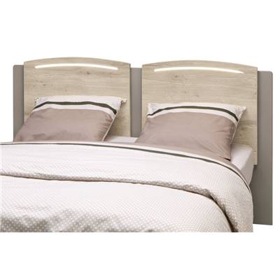 Tête de lit Arrondie bois Blanc