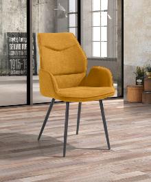 fauteuil julie jaune