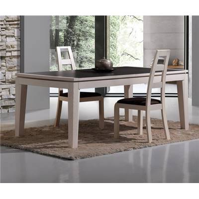 Table 160 cm pied bois